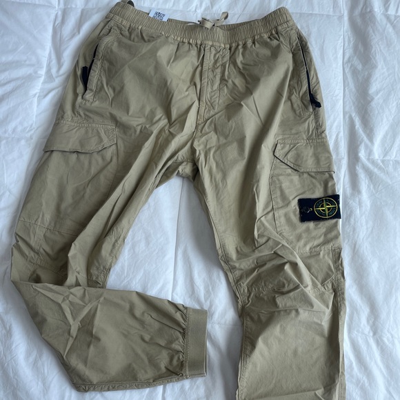 Stone Island Khaki Joggers